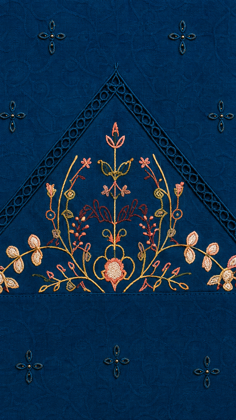 Teal Bloom Embroidered — 3 Piece Suit